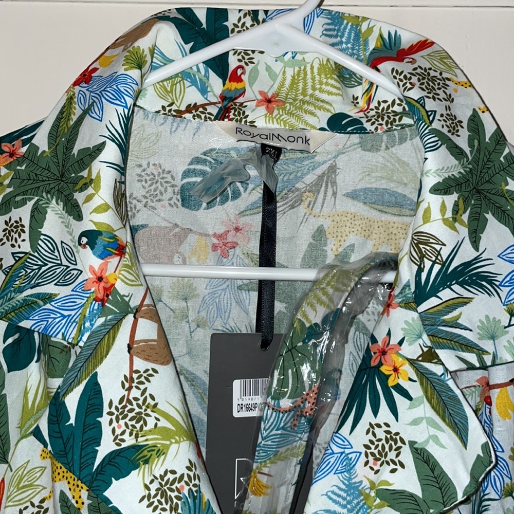 Jungle Print Midi Dress with Pockets & Belt | SUPER CUTE!